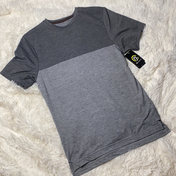 Champion Gray Duo Dry Breathable Odor Control Tee Men’s Size Small - Picture 2 of 12
